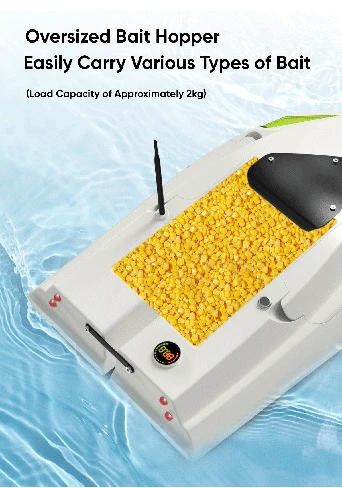 Description Picture 4 of itemMBLN Dual Battery System 12V High Power 500m Remote Control Bait Boat Load 2kg Trawl Unhooking 3 Speed Adjustable Speed Fishing