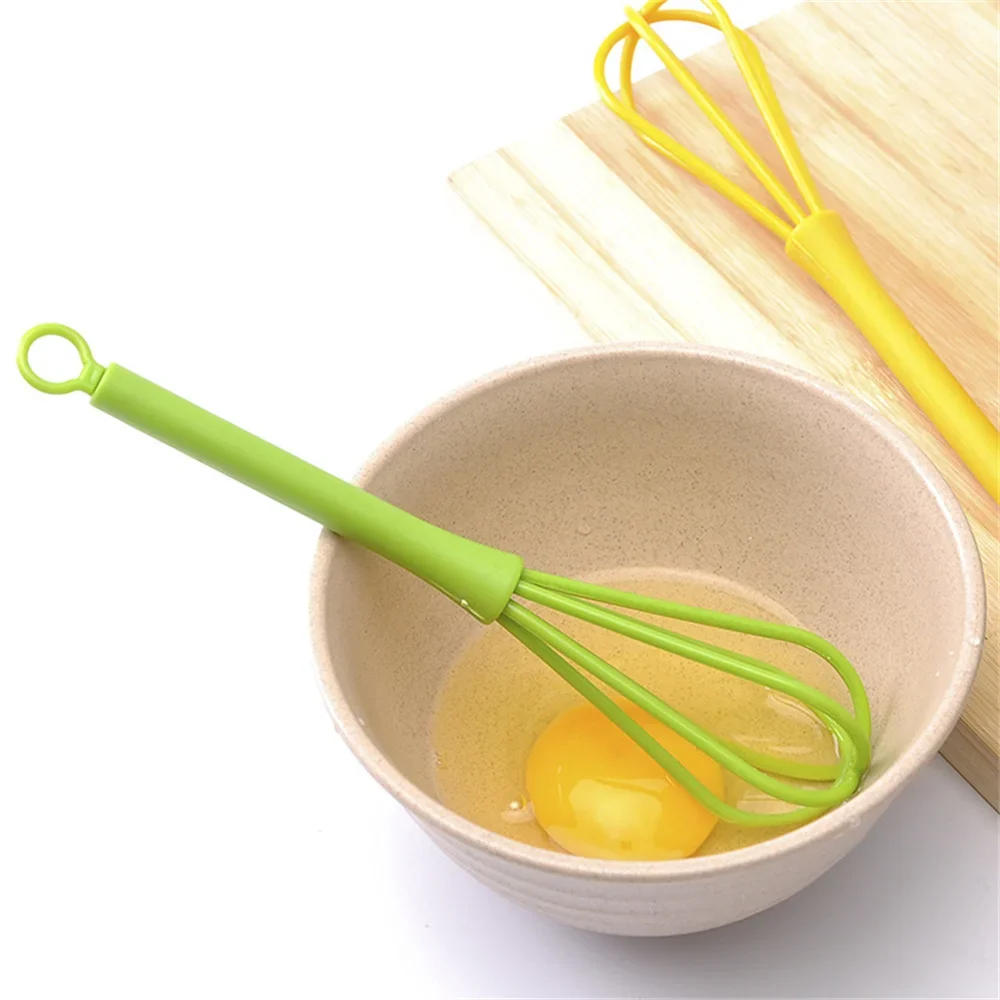 Description Picture 4 of itemKitchen Silicone Whisk Non-Slip Egg Beater Milk Frother Kitchen Utensil 17x4cm Kitchen Silicone Egg Beater Tool Easy To Clean