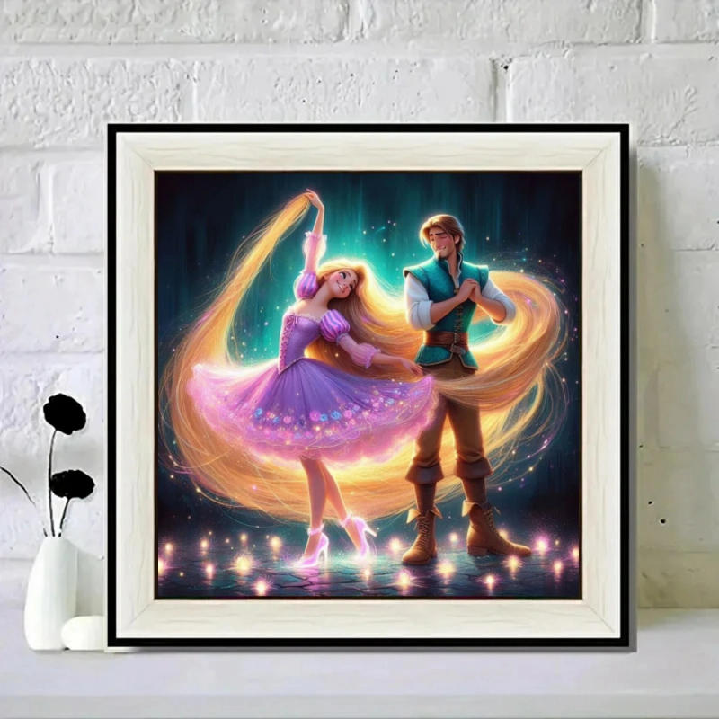 Description Picture 5 of itemDisney Princesses and Princes 5D DIY AB Diamond Painting Cartoon Cross Stitch Art Mosaic Embroidery Home Decor Kids Gift