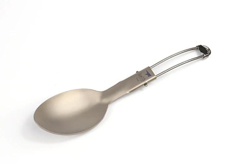 Description Picture 4 of itemKeith Lightweight Portable Titanium Camping Spoon Foldable Cutlery Tableware for Outdoor Hiking Travelling Ti5315