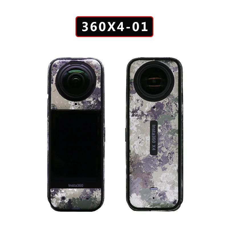 Description Picture 2 of itemFor Insta360 X4 Camera Decals Decoration Stickers Body Frame Protective Film Anti-scratch Removable PVC Colorful Scractchproof