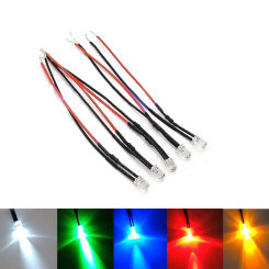 3V 5V6V9V 12V15V18V 24V 30V36V40V 48V 110V 220V Flashing 5mm Pre Wired Ultra Bright LEDs Emitting Diodes  LED Bulb Lights