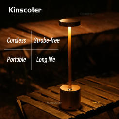 Rechargeable battery-powered table lamp 1800 mAh LED table lamp 3 levels of light color adjustable brightness, suitable for read