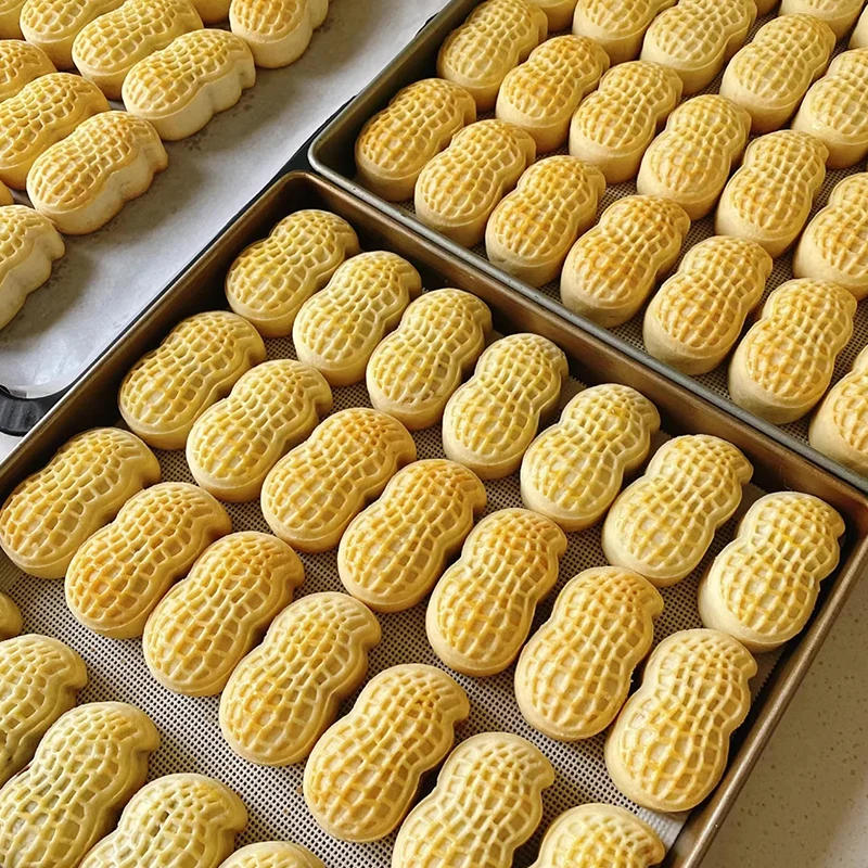 Description Picture 6 of item30g 50g 75g Mini Peanut Shape Moon Cake Mold Cookie Cutter Frame Creative Cake Crisp Pastry Dessert Baking Accessories Gadgets