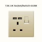 1G UK usb socket