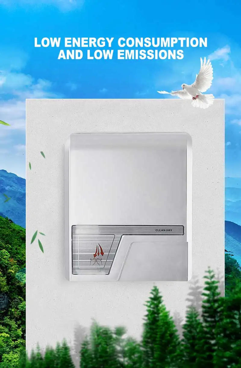 Description Picture 5 of item1500W Commercial Hand Dryer Bathroom Toilet Fully Automatic Induction Secador De Manos Electrico Dryer Machine