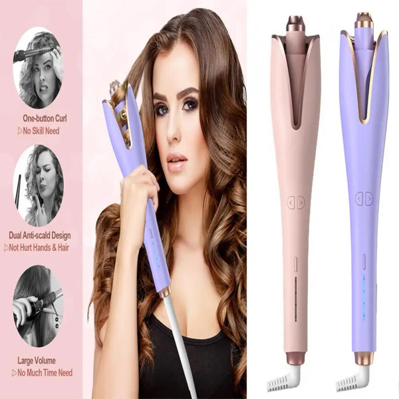 Description Picture 3 of itemDouble-layer Insulated Curling Iron Fast Heating Automatic Hair Curling Iron with 4 Temperatures Adjustable Anti-scald Wavy