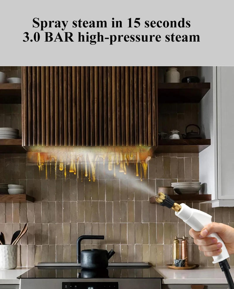 Description Picture 2 of itemHome Steam Cleaner 2500W Protable High Pressure Steam Cleaning Machine for Air Conditioning Hood Kitchen Car Steaming Cleaner