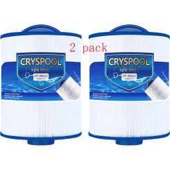 2 Pack，Cryspool PMA40L Spa Filter Compatible with Unicel 6CH-402,PMA40L-F2M,X268543,Master Spas Twilight X268365,X26851,40 sq.ft