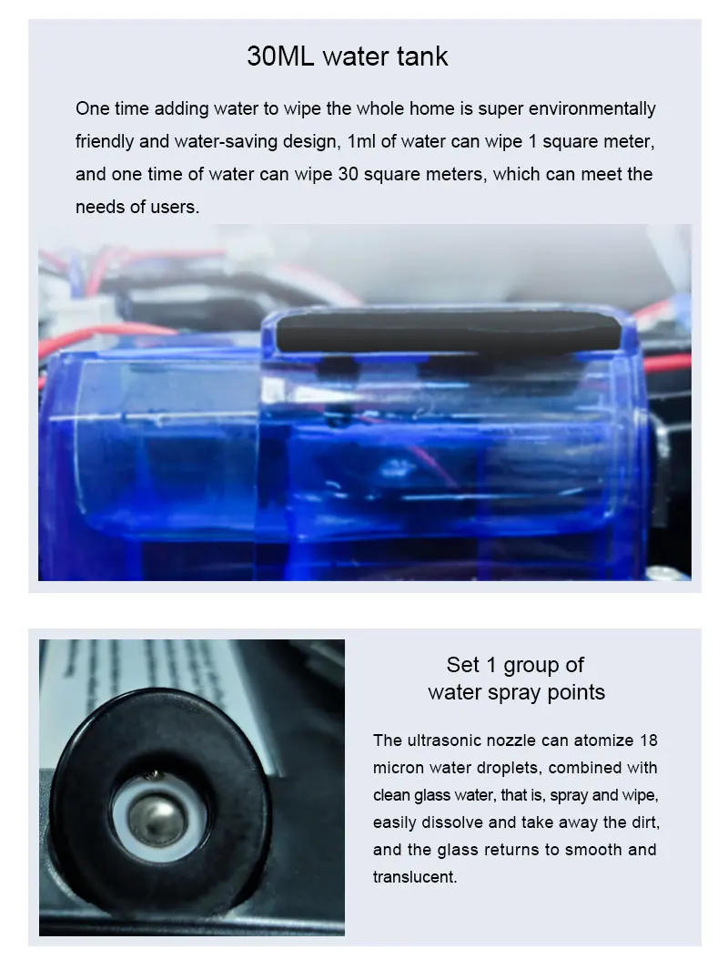 Description Picture 6 of itemPuRuiKai robot electric automatic window cleaning Robotic vacuum cleaner, with remote control, automatic spray