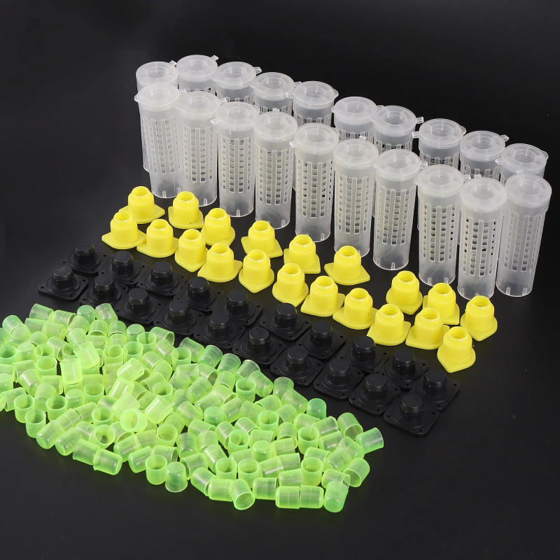 Description Picture 5 of item1 Set Bees Tools Cages King Queen Rearing Cupkit System Bee Beekeeping Catcher Box Cell Cups Cage Nicot Complete Kit