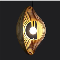 Danish Designer Rotating Deformation Moon Chandelier Nordic Restaurant Bedroom Room Strange Style Decorative Pendant Lights LED