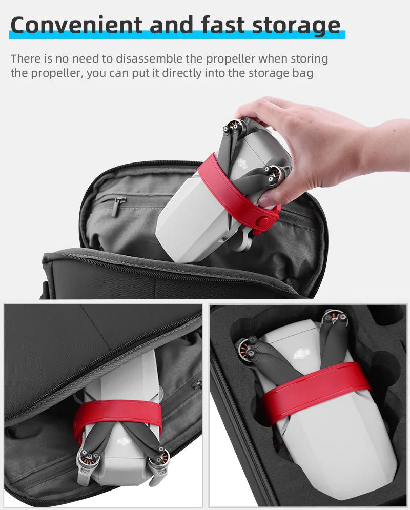 Description Picture 5 of itemPropeller Stabilizer for DJI Mavic Mini / Mini 2 / 2SE/SE/Mini 4K Blade Fixed Props Holder Strap Protector Drone Accessories