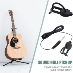 Guitar Pickup Professional Piezo Contact Microphone Pickup for Guitar Violin Banjo Mandolin Ukulel Guitar Accessories