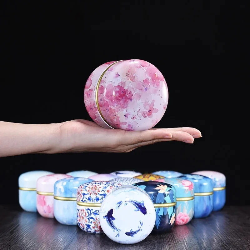 Description Picture 2 of itemTea Storage Kitchen Tea Box Jar Storage Holder Sweetmeats Candies Cans Teaware Tea Caddies Containers Multi-purpose Storage Box