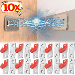 Magnetic Cabinet Catches Ultra Thin Door Strong Magnets Stops Invisible Adhesive Drawer Magnet Lock For Kitchen Closet Closer