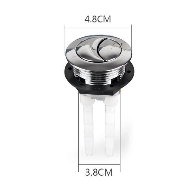 Description Picture 2 of item38mm Dual Flush Push Button Replacement Toilet Cistern Water Tank Cover Switch Water Saving Bathroom Accessories Universal