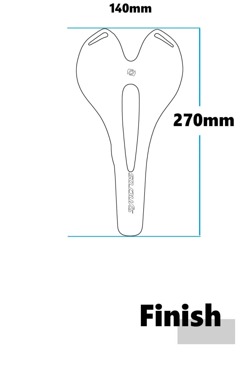 Description Picture 4 of itemSyncros-Carbon Fiber Front Seat Cushion, Road Bike Ultra-ligh Saddle , Bicycle Saddle, Rail Height 7x9mm, Cycling Accessories