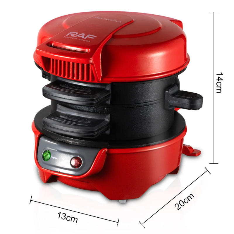 Description Picture 6 of itemMini Electric Burger Sandwich Maker Machine 220V 110V Bread Grill Baking Toaster Non Stick Pancake Pan for Home Kitchen 빵 토스트기
