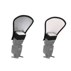 Universal Flash Diffuser Photo Studio Flash Bounce Reflector For Canon Cameras Photography Speedlight Reflective Cover