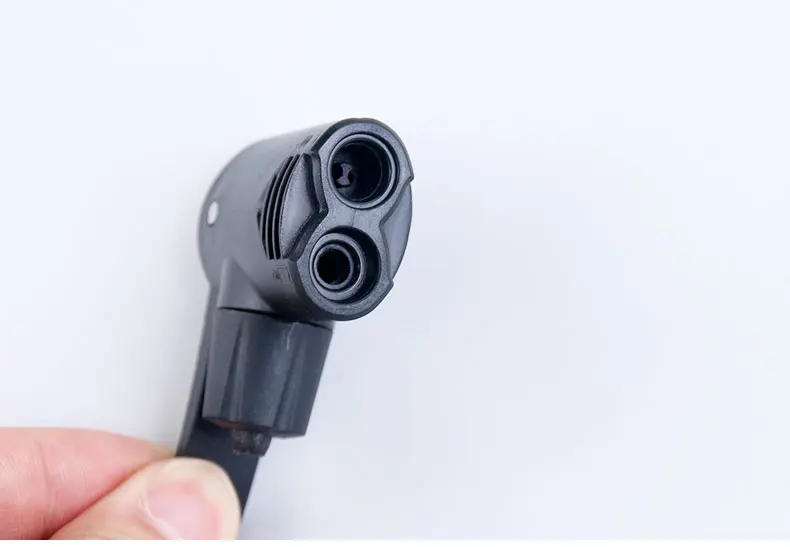 Description Picture 4 of itemBicycle Pump Nozzle Hose Adapter Dual Head Pumping Parts Service Accessories F/V A/V Schrader/Presta Valve Convertor Bycicle