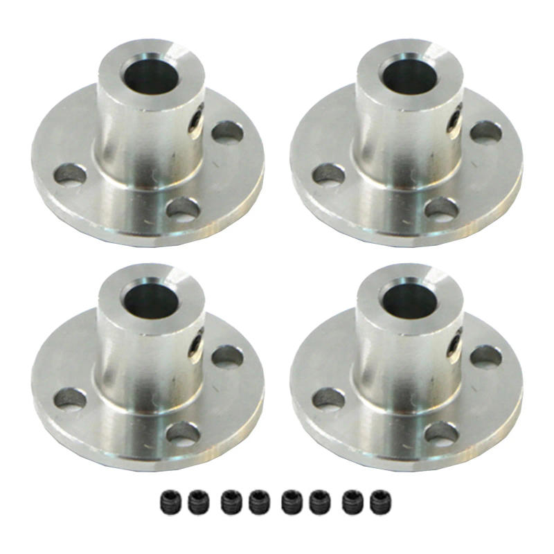 Description Picture 3 of item4pcs Flange Coupling Motor Guide Shaft Coupler Motor Connector Power Tools Accessories Plug 6mm With Screws Flange Coupling