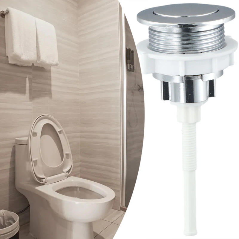 Description Picture 5 of itemBathroom Toilet Push Buttons Single Flush Buttons Toilet Water Tank Buttons Toilet Water Tank Accessory Switches Toilet Parts