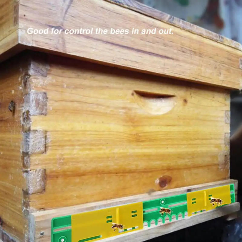 Description Picture 4 of item5Pc Plastic Beehive Door Beekeeping Beehive Box Door/Anti-Escape Hive Gate Sheet Nest Spacer Bee Box Entrance Beekeeper Tools