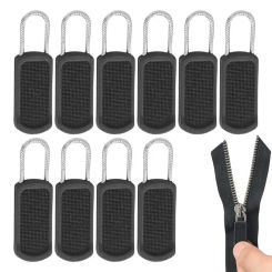 10pcs Zipper Head ​Zipper Repair Kit Luggage Pull Replacement Zipper Puller Slider For Sewing Craft Bags Clothing Accessories