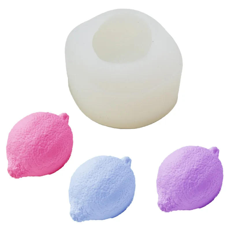 Description Picture 3 of itemCreative 3D Lemon Scented Candle Silicone Resin Soap Fruit Cake baking Mold Handmade Tools For Plaster Home Decoration Tools