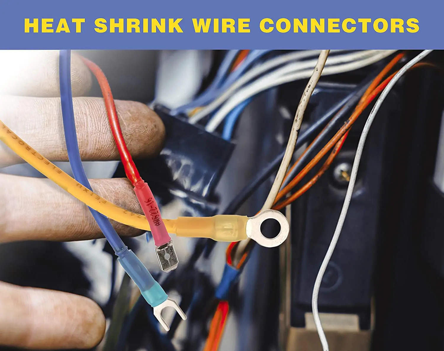 Description Picture 2 of item240 PCS Heat Shrink Wire Connectors Electrical Terminals Kit Waterproof Marine Automotive Terminals Set