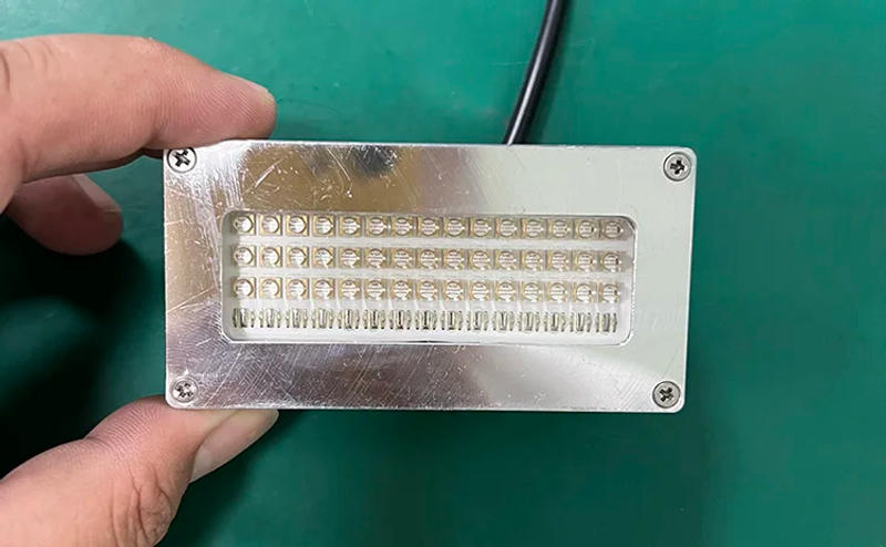 Description Picture 2 of itemWater cooled high-power UV LED white color nozzle curing lamp UV Led curing Lamp for Epson 6090 6045 ,A3 A4, TX800 XP600