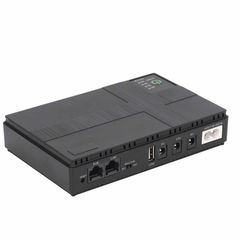 Description Picture 3 of itemUninterruptible Power Supply 5V 9V 12V 2A Multiple Protections 10400mAh POE 15V 24V 1A Mini UPS 85-265V High Safety for Camera