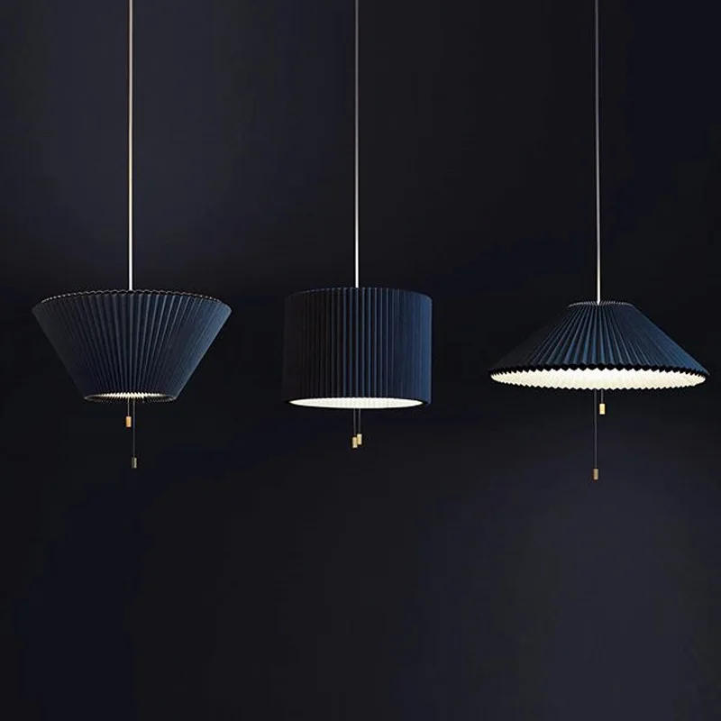 Description Picture 6 of itemStretchable Deformable Pendant Lights Modern Restaurant Lighting Ceiling Chandeliers Home Decoration Cloth Umbrella Hanging Lamp
