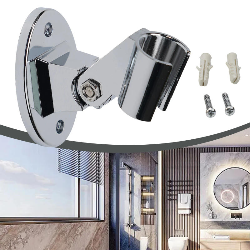 Description Picture 3 of itemShower Head Holder Adjustable Shower Bracket Wall Mounted Universal- Bracket Base Accessories 7x5CM For S/L Diameter Shower Hose