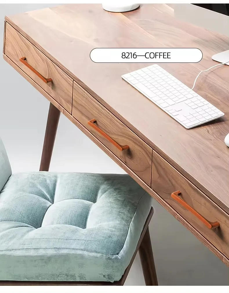 Description Picture 6 of itemModern Minimalist Zinc Alloy Kitchen Cabinet Handles Wardrobe Door Pulls Black Drawer Knob Golden Handles for Furniture Hardware