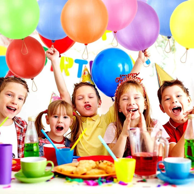 Description Picture 4 of item10Pcs Punch Balloons with Rubber Band 18inch Thicken Fun Ballon Birthday Party Baby Shower Kids Daily Games Wedding Decoration