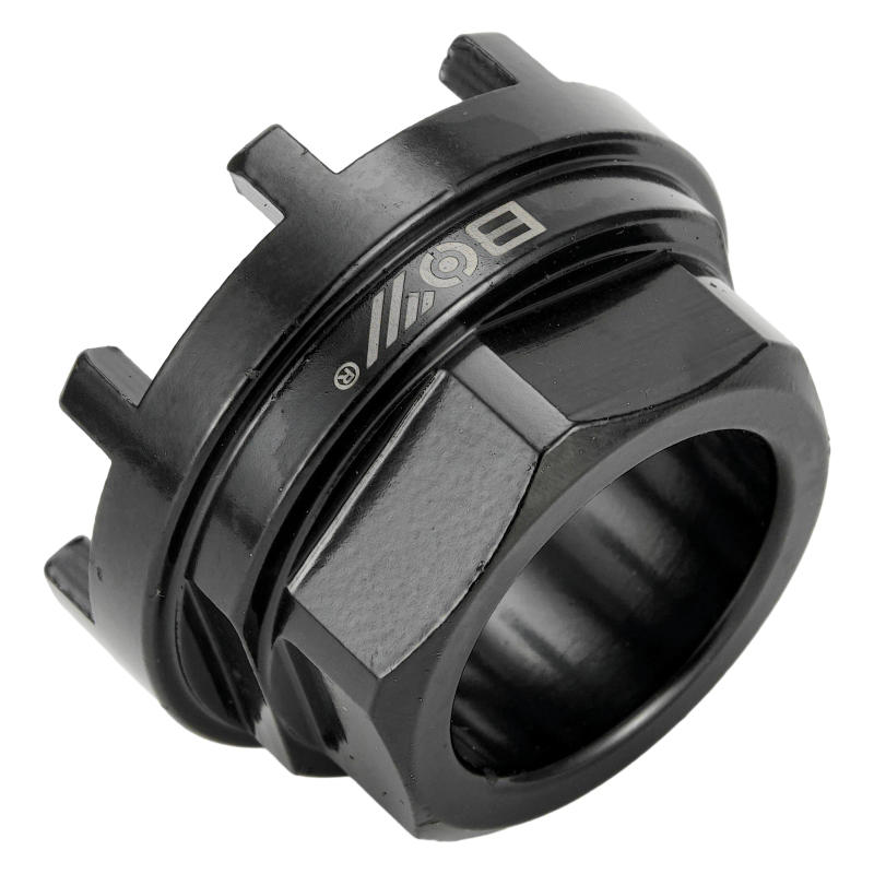 Description Picture 6 of itemAxis Bottom Bracket Bearing Parts Bicycle 8 Notch Cartridge Tool Carbon Steel Sleeve Repair Replacement Black Lock