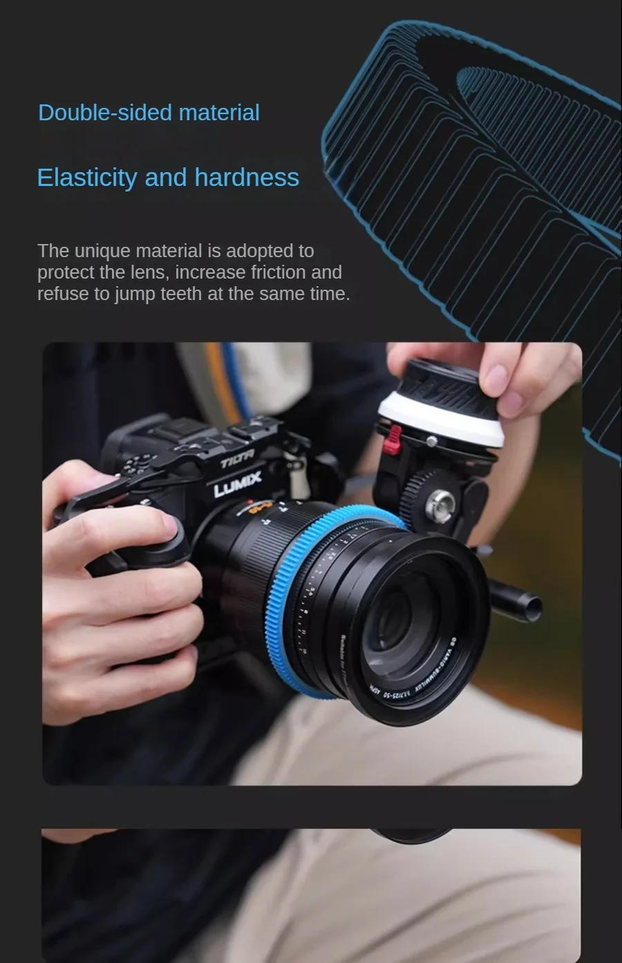 Description Picture 4 of itemTILTA Universal Focus Gear Ring Color lens camera zoom ring rubber ring adjustable for follow focus