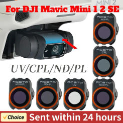 For DJI Mini 2 Camera Lens Filter for DJI Mavic MINI 1/2/SE Drone Filter Set UV/CPL/4ND PL/8 ND PL/16ND PL/32 ND PL Accessories