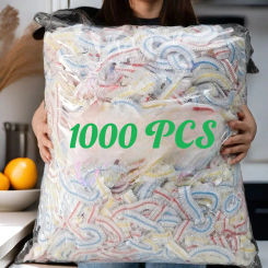 Plastic Disposable Food Cover Colorful Elastic Wrap Food Covers Fresh-keeping Lid Plate Kitchen Nylon Packaging Bags Storage Bag