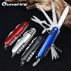 Outdoor MultiFunctional Swiss Army Knife Camping Fishing Multipurpose Portable Pocket Folding Knives Multitool Bottle Opener
