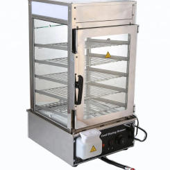 PFGM-500L  visual glass warm keeping automatic Bread Steamer for baguette electric bread steamer hot food display warmer