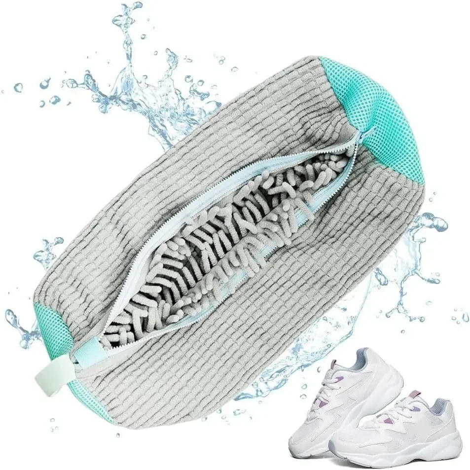 Description Picture 4 of itemLaundry Washing Net Easily remove dirt Lazy shoe washing bag Anti-deformation Shoes Clothes Organizer for Shoes Sneaker Clothes