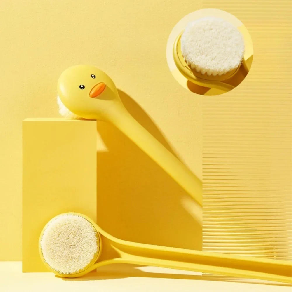 Description Picture 2 of item1PC Soft Bath Back Scrubber Brush Bath Shower Nylon Scrubbing Brush with Handle Exfoliating Body Scrub Skin Massager Bath Tools