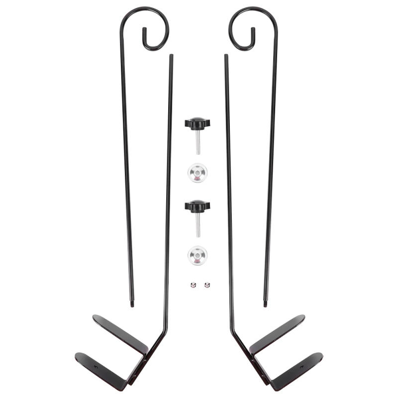 Description Picture 6 of item2 Pcs Heavy Duty Bird Feeder Hook 360 Degree Rotary Deck Mounted Hook Fence Hanger for Outdoor Bird Feeders Planters Wind Chimes