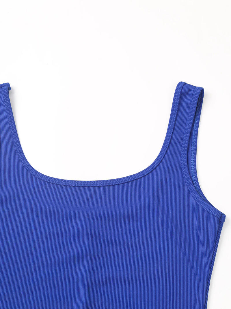 Description Picture 6 of itemMens Athletic Undershirts Jumpsuit Rompers Solid Color Tank Unitard Workout Fitness Wrestling Singlet Bodybuilding Bodysuit