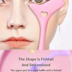 Multi-functional Eyeliner Stencil Wing Tips Silicone Eyeliner Aid Marscara Drawing Lipstick Wearing Aid Reusable Makeup Tools