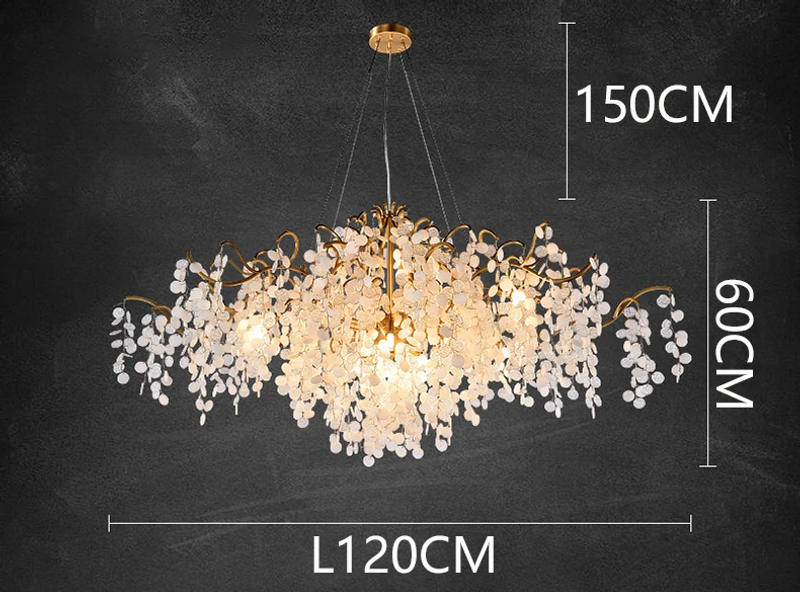 Description Picture 5 of itemModern Ceiling chandelier Chandeliers for dining room hanging light fixture pendant light lamps for living room indoor lighting