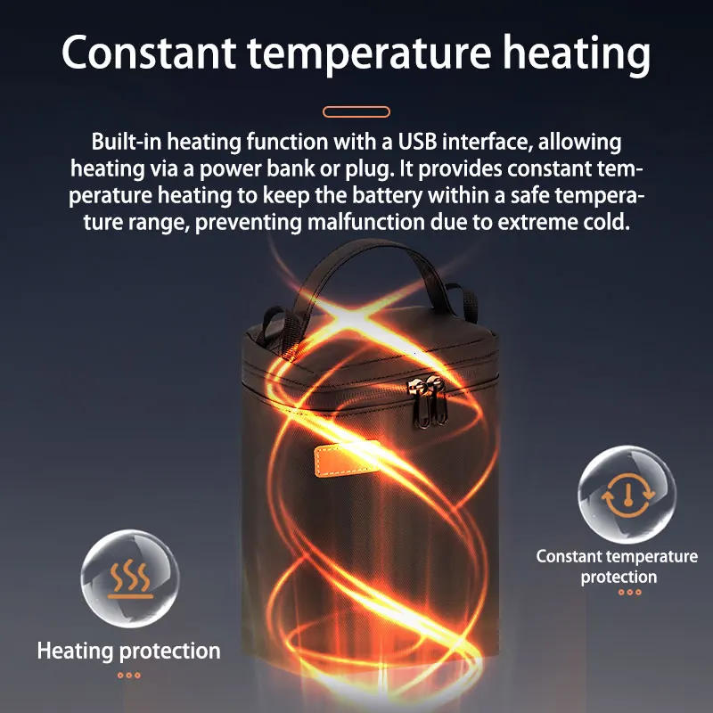 Description Picture 4 of itemSTARTRC Drone Battery Thermostat Heating Bag For DJI Neo /Mini 4 Pro/Mini 3 Pro/Air 3 Battery Heating Bag Portable Storage Bag